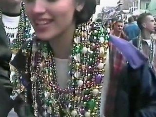 Hd Giving Time To Mardi Gras Tits Small To Average Size